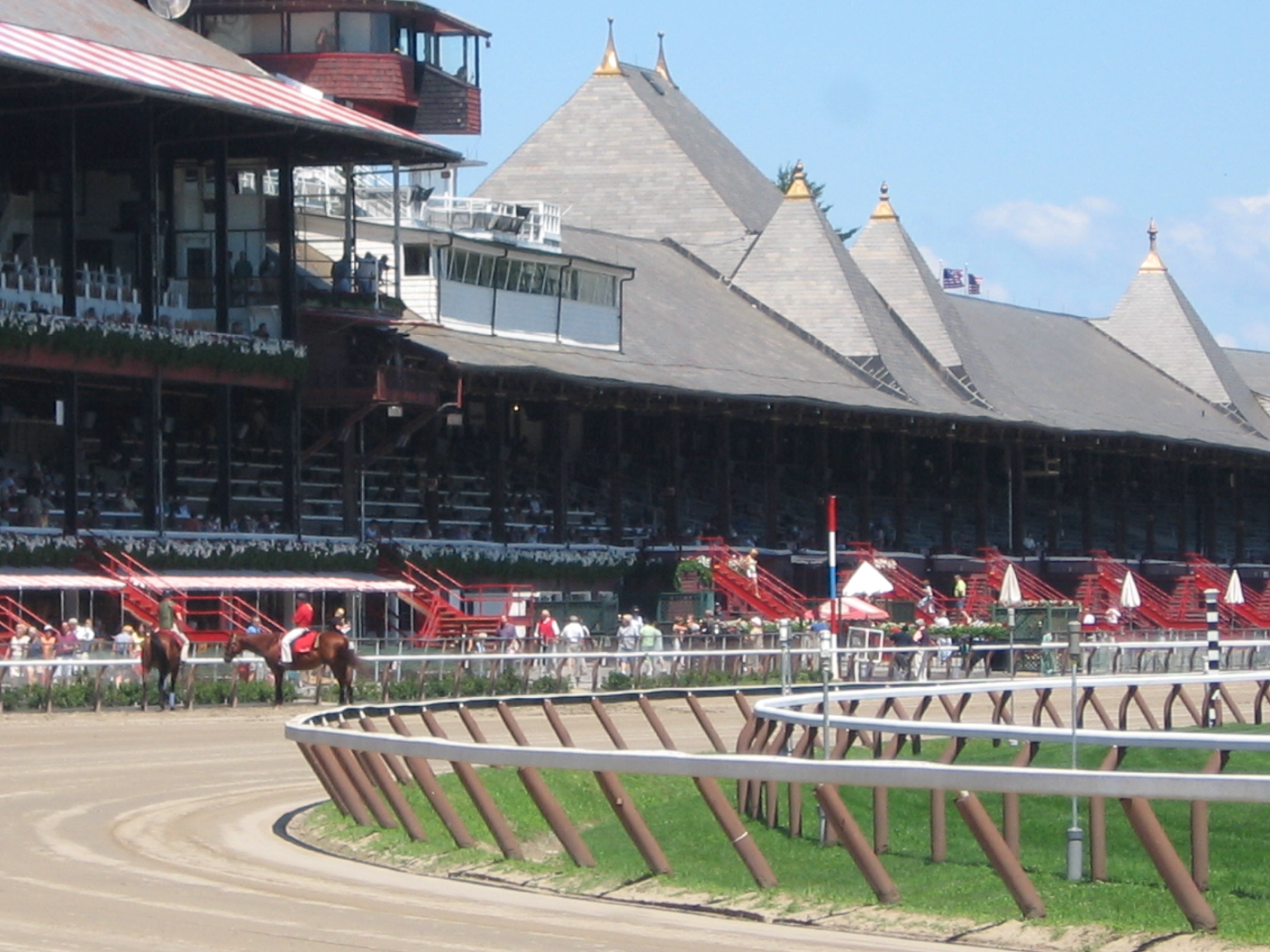Seating At Saratoga Race Track